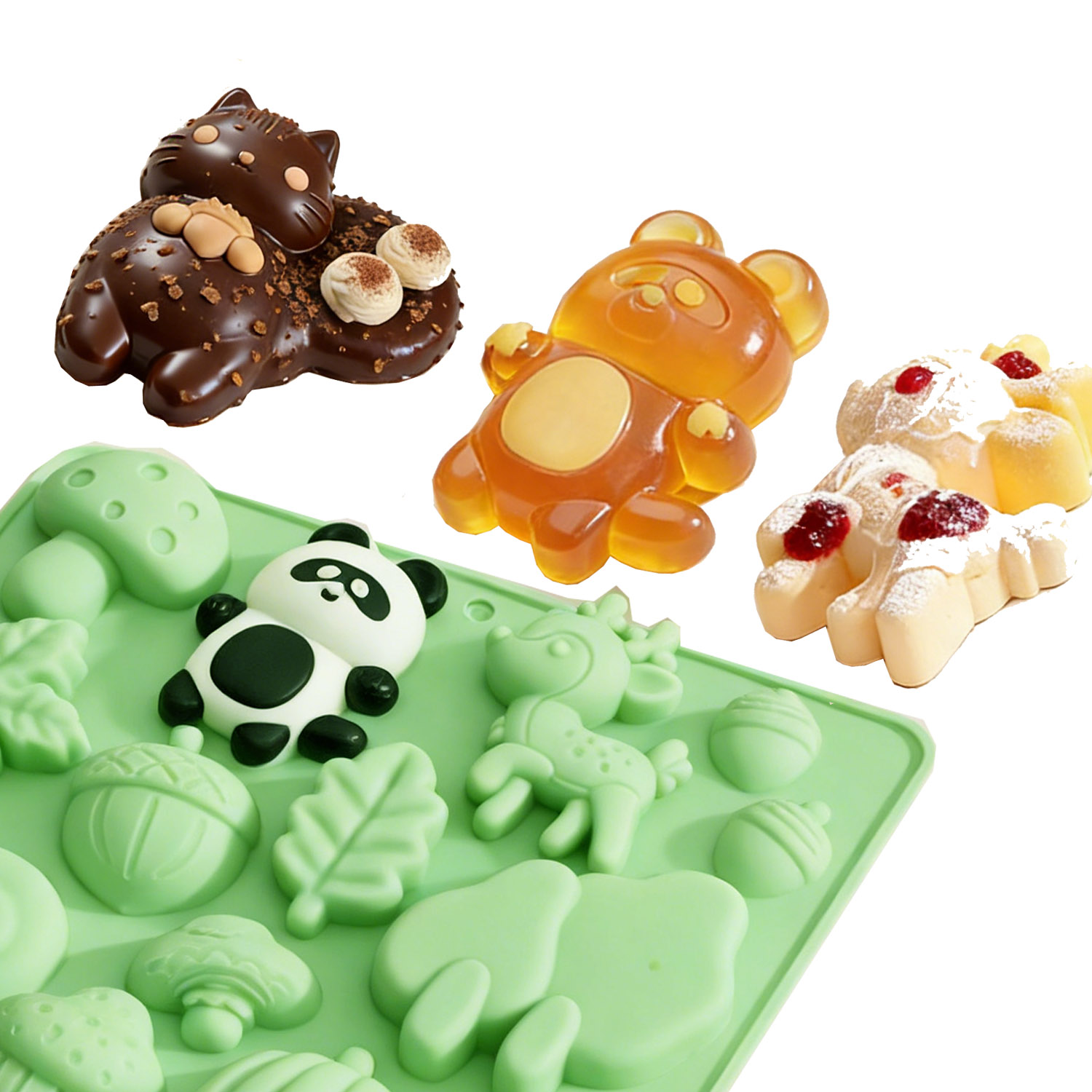1 Silicone Cake Mold in the Sh - đánh giá và giá Resin Art Accessories