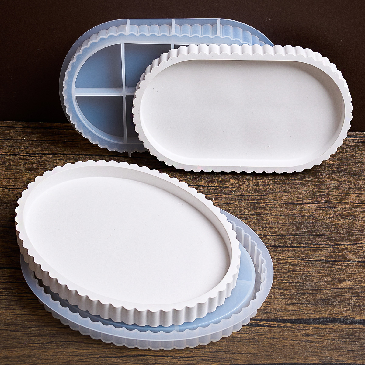 DIY Concrete Tray Silicone Mol - đánh giá và giá Resin Art Tray