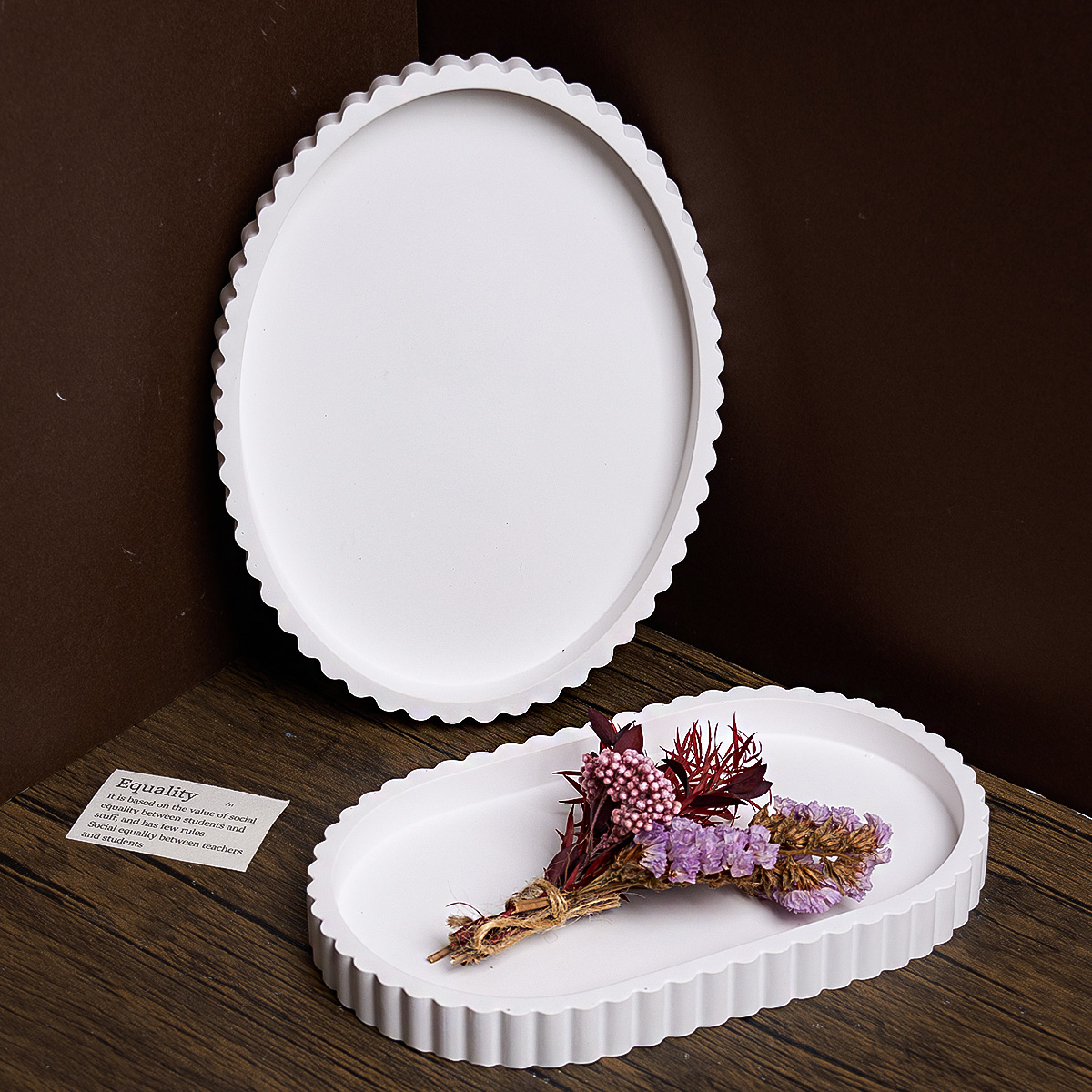 DIY Concrete Tray Silicone Mol - đánh giá và giá Resin Art Tray
