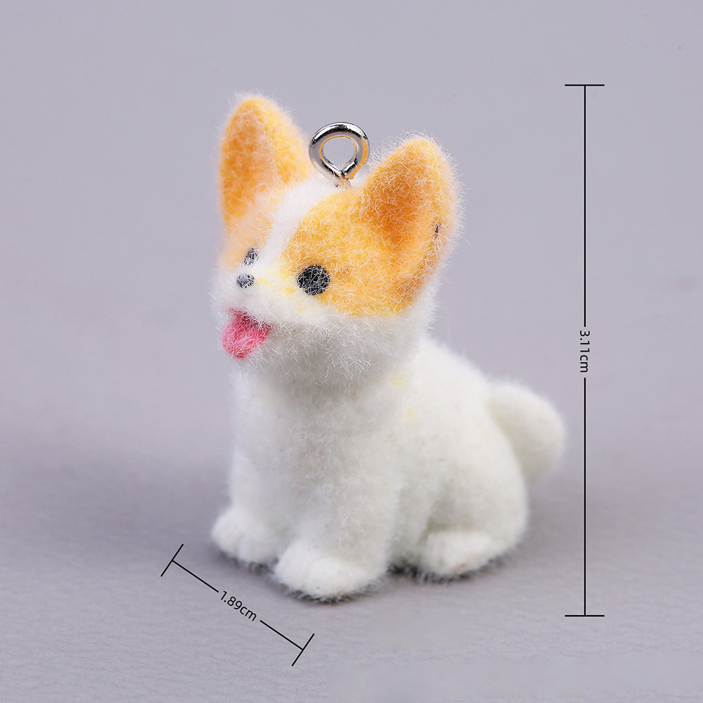 10pcs Flocking Puppy Dog Resin - đánh giá và giá Resin Art Box