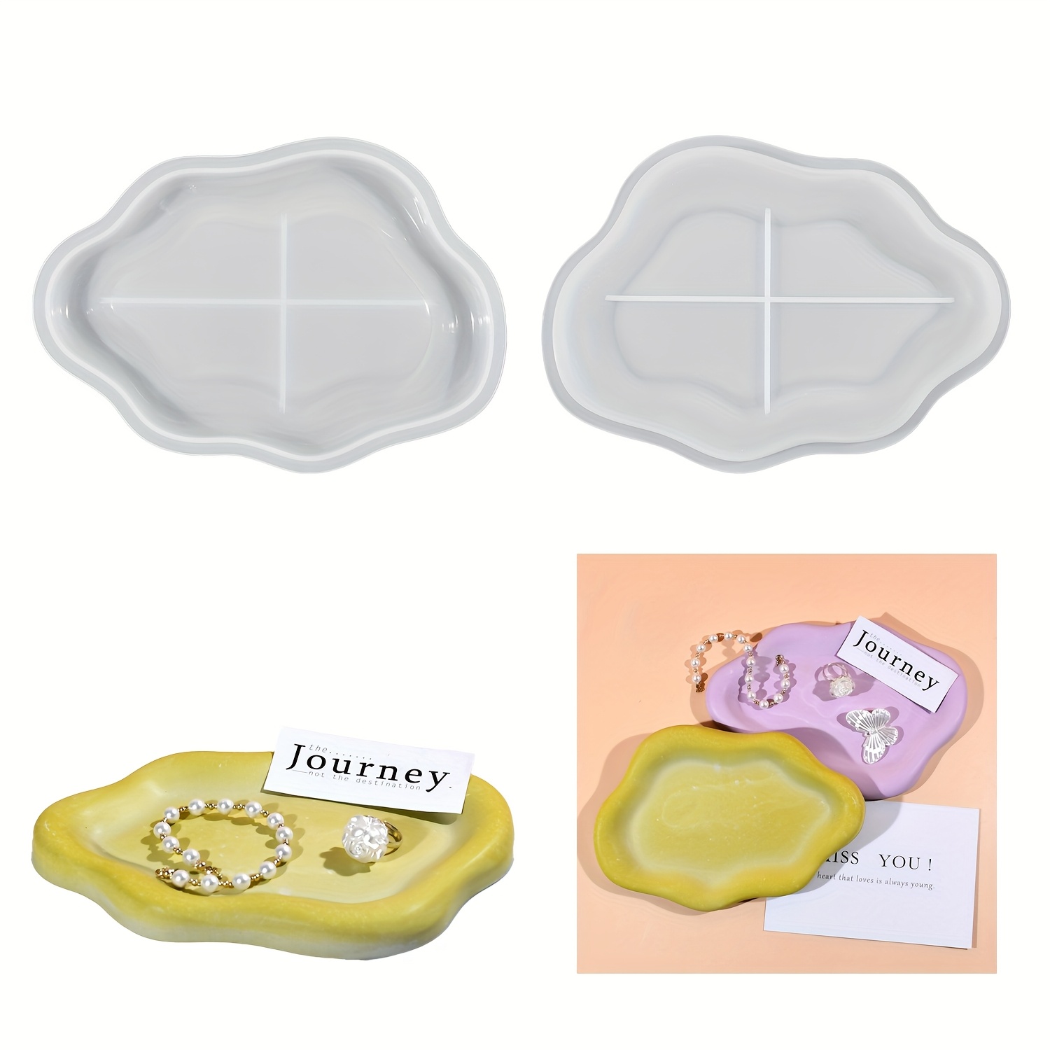 Heart Tray Resin Mold Cloud Co - đánh giá và giá Resin Art Tray