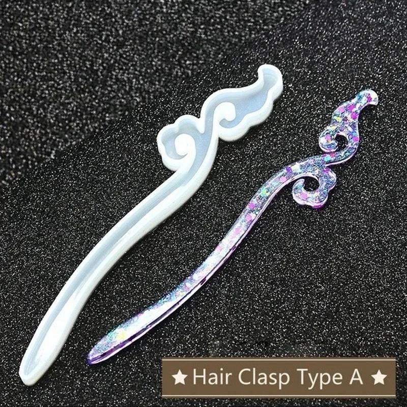 New Transparent Hairpin Silico - đánh giá và giá Resin Art Box