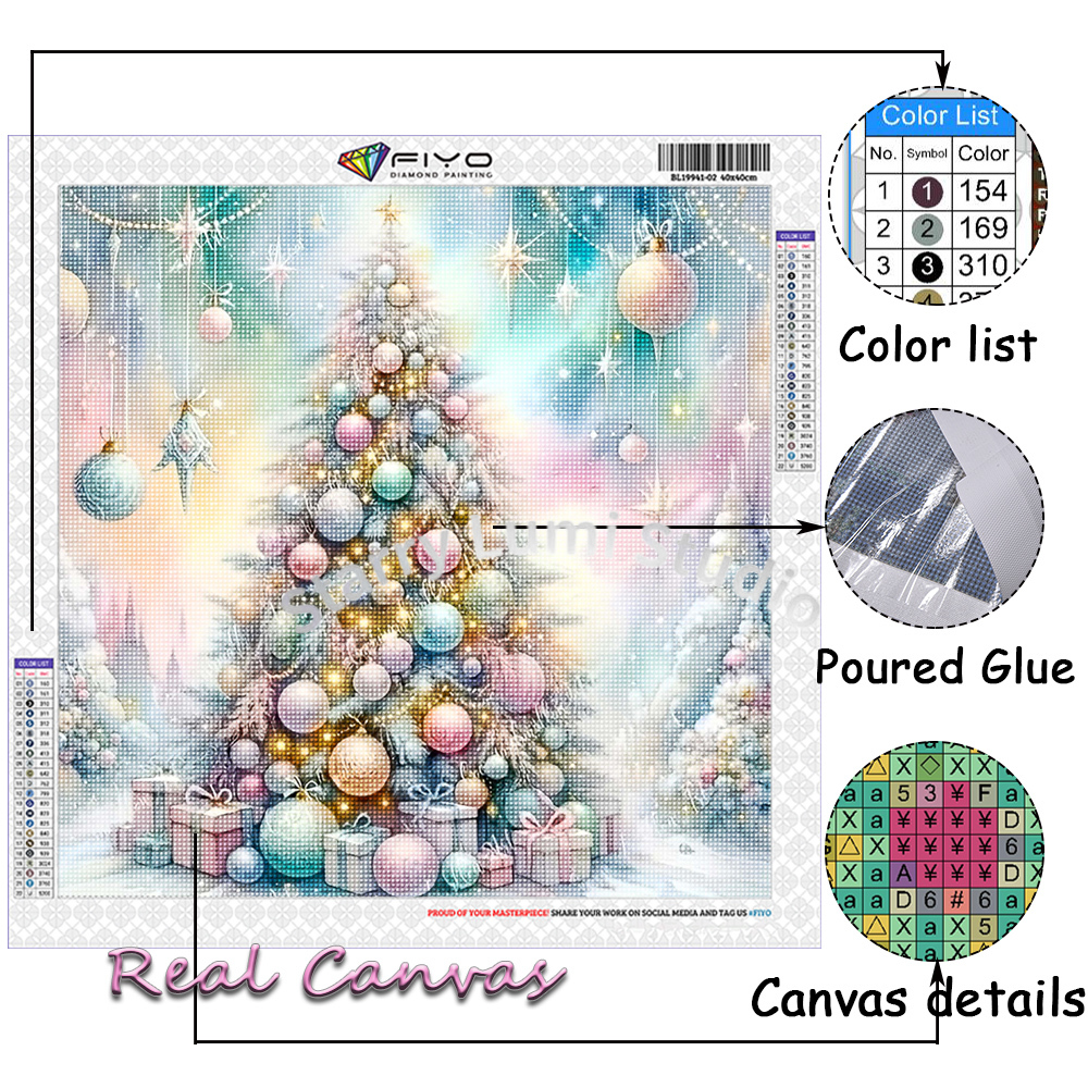 Diamond Painting Kit Christmas - đánh giá và giá Resin Art Diy