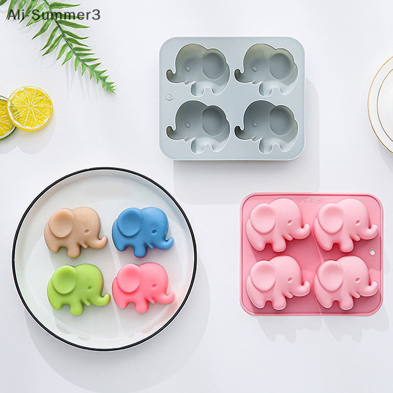4-hole Baby Elephant Silicone  - đánh giá và giá Resin Art Accessories
