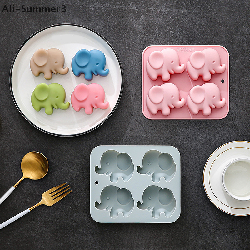 4-hole Baby Elephant Silicone  - đánh giá và giá Resin Art Accessories