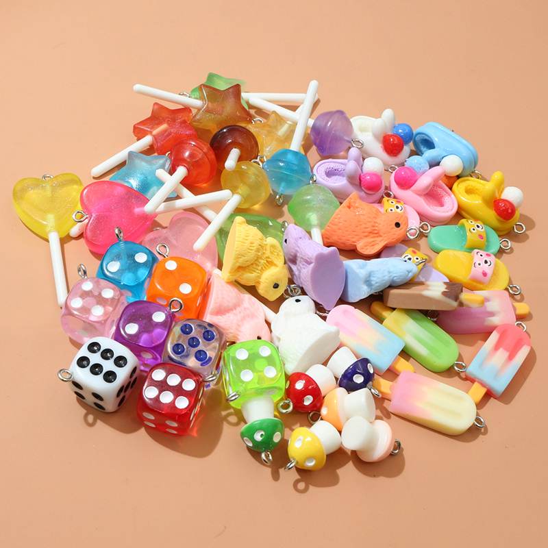 10PCS Resin Pendant Charms Rab - đánh giá và giá Resin Art Box