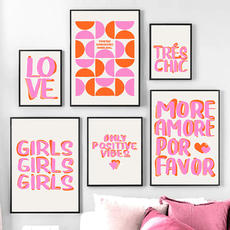 Nordic Only Positive Vibes Gir - đánh giá và giá Resin Art Quotes