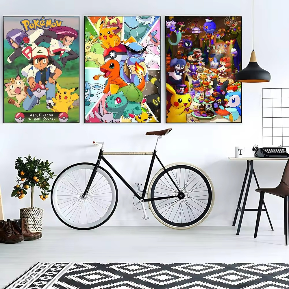 1pc frameless Cartoon Pokemon  - đánh giá và giá Resin Art Sticker