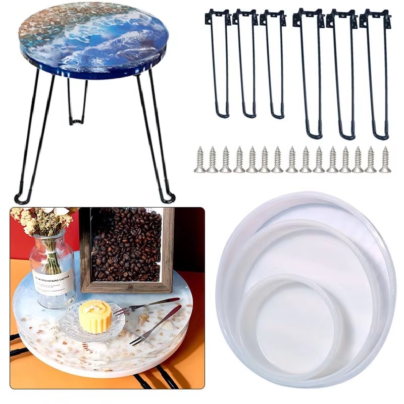 Large Round Tray UV Resin Mold - đánh giá và giá Resin Art Tray