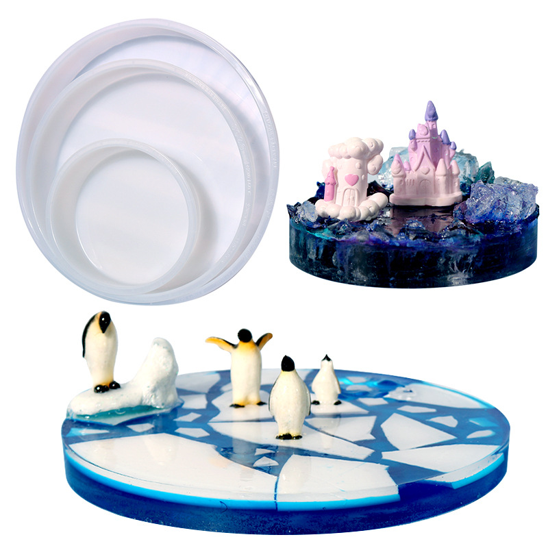 Large Round Tray UV Resin Mold - đánh giá và giá Resin Art Tray