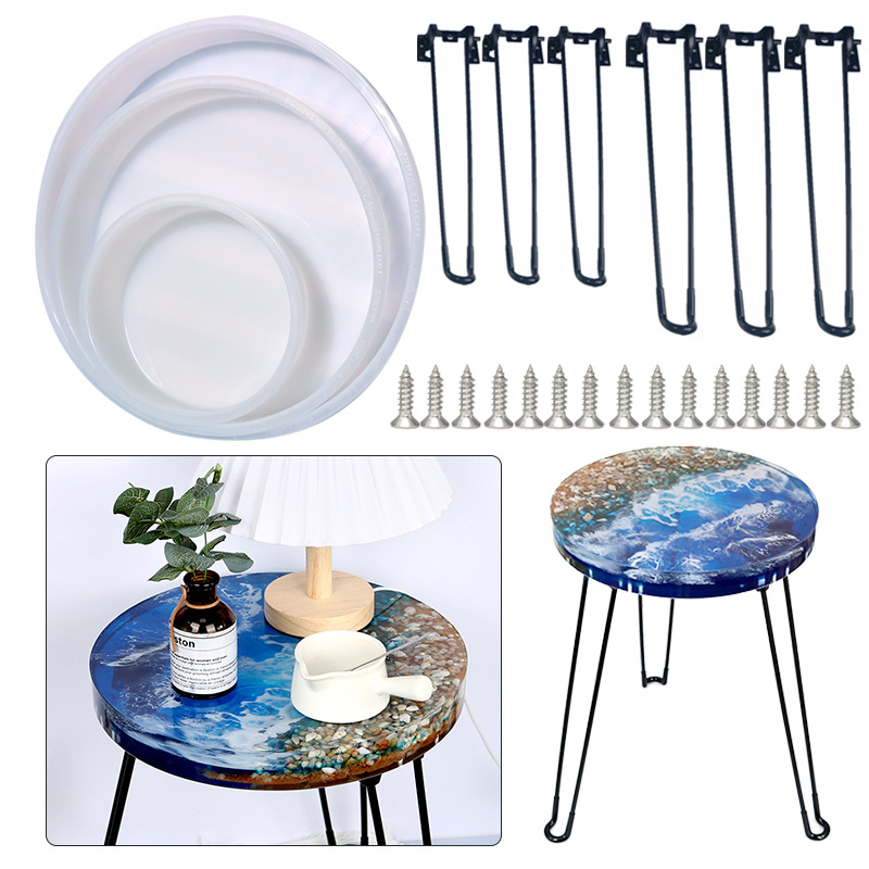 Large Round Tray UV Resin Mold - đánh giá và giá Resin Art Tray