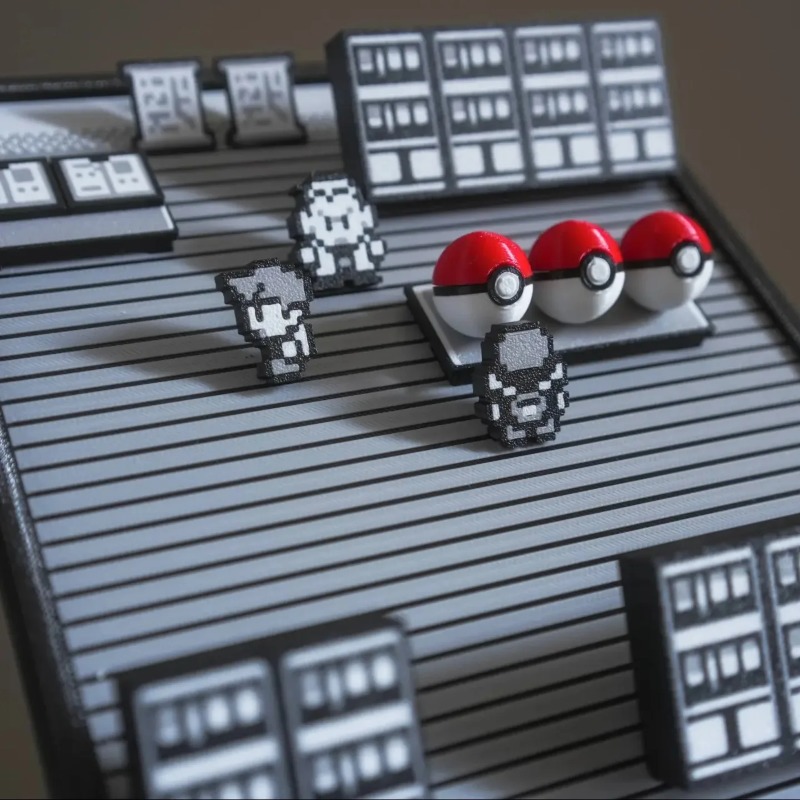 Pokemon Gold Silver Scene Figu - đánh giá và giá Resin Art Sculptures