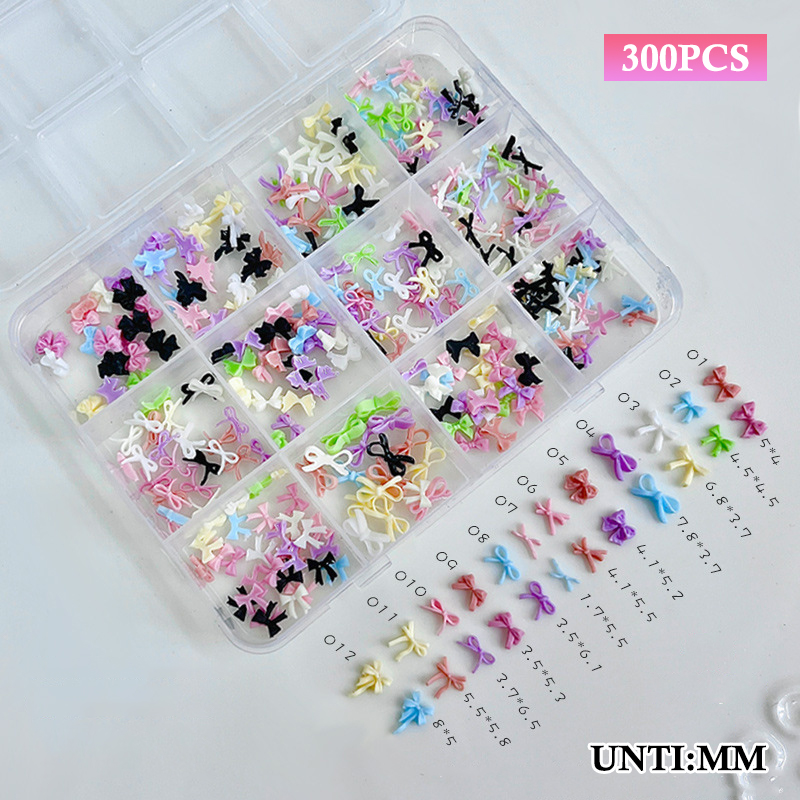 12 Grids Colorful Bowknot Set  - đánh giá và giá Resin Art Diy