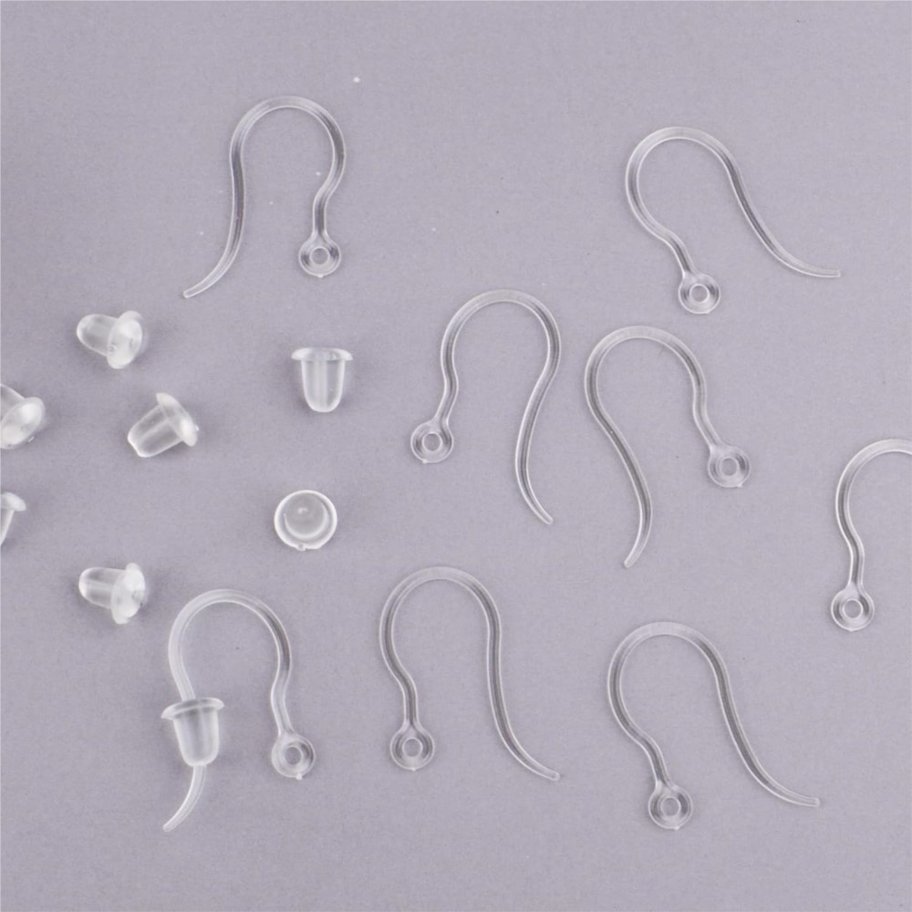 40pcs Clear Plastic Earring Ho - đánh giá và giá Resin Art Box