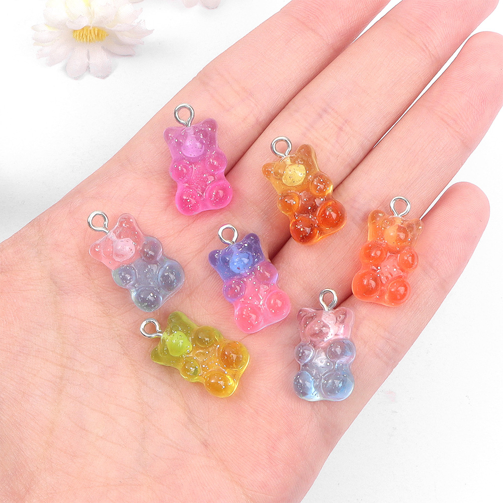 60pcs Dual Color Resin Bear Sh - đánh giá và giá Resin Art Accessories