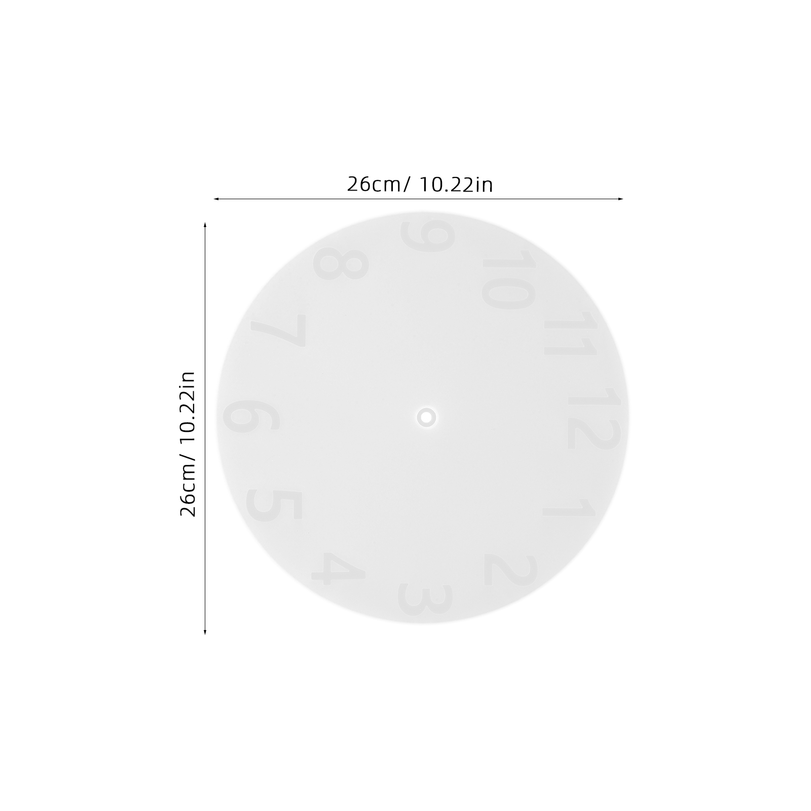 1 set 1 Set Diy Silicone Clock - đánh giá và giá Resin Art Wall Clock