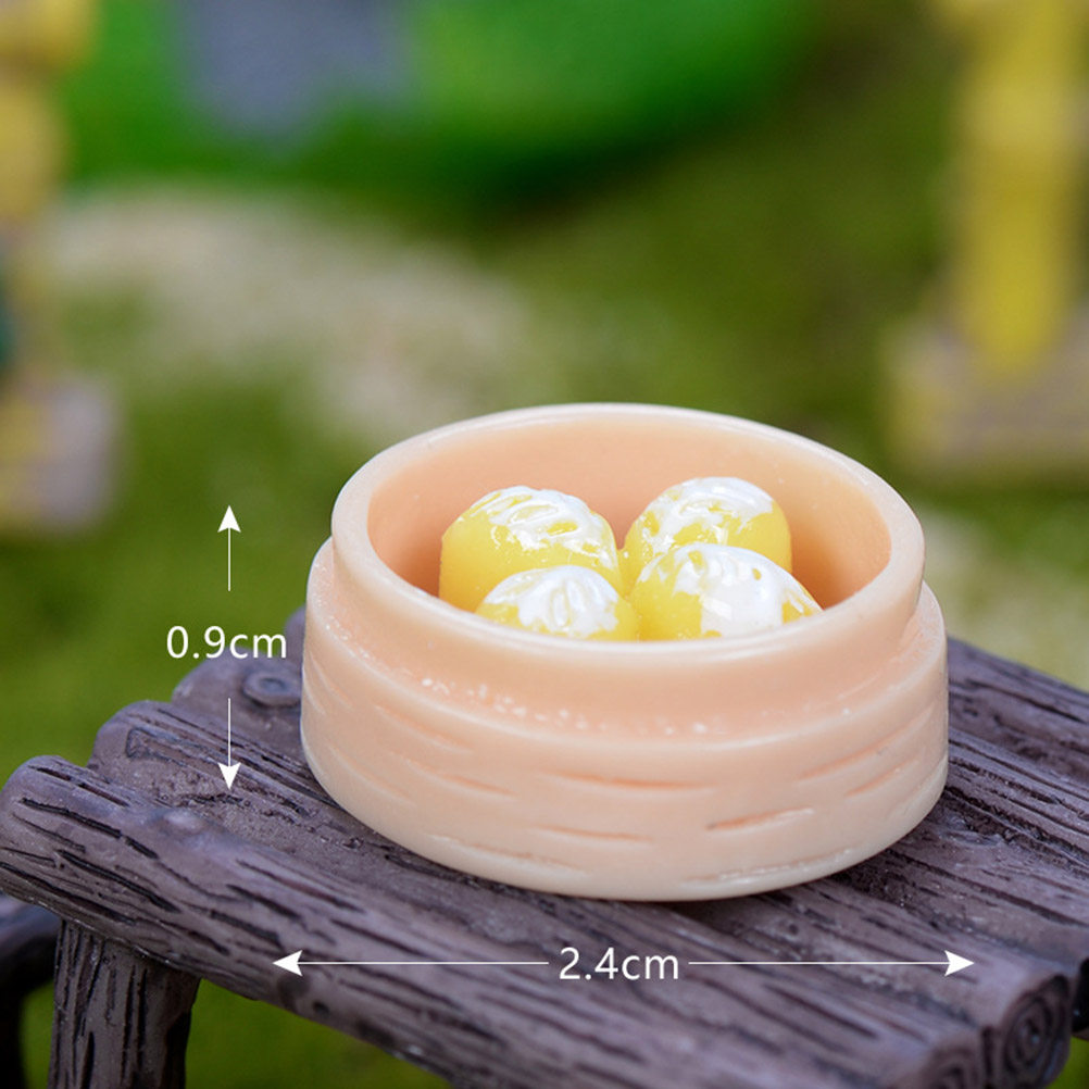10Pcs Micro Landscape Steamed  - đánh giá và giá Resin Art Kitchen