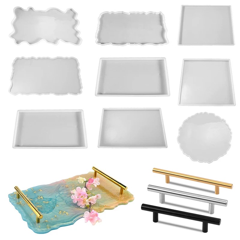 Tray Epoxy Resin Silicone Mold - đánh giá và giá Resin Art Tray