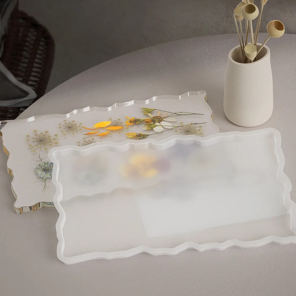 Tray Epoxy Resin Silicone Mold - đánh giá và giá Resin Art Tray