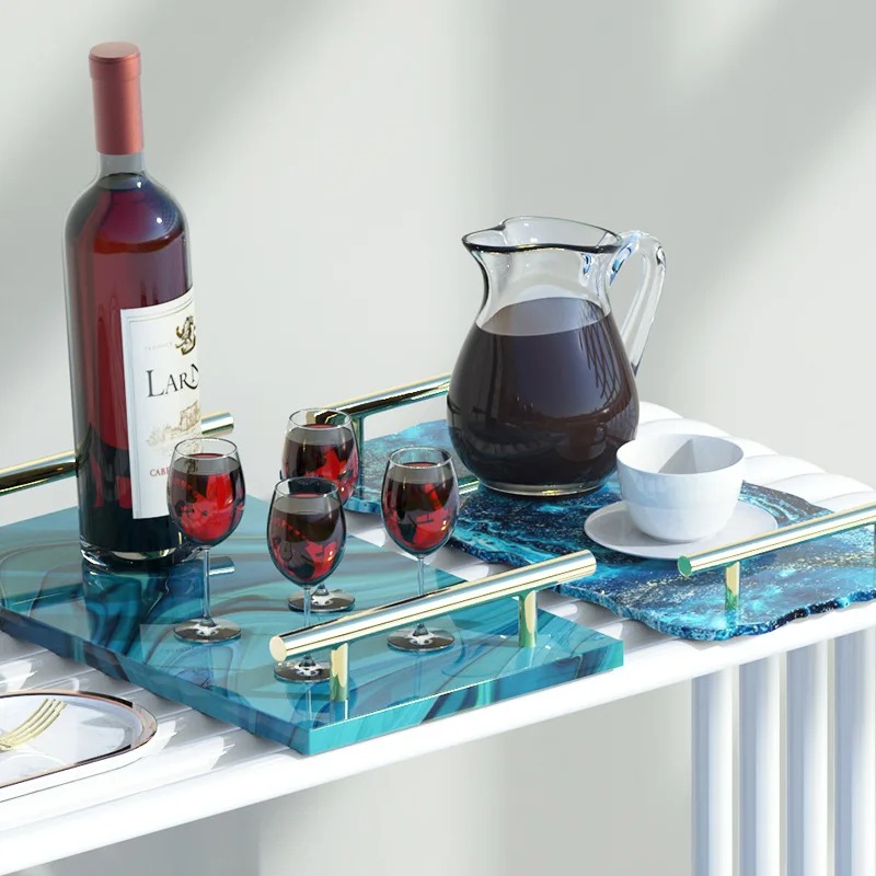 Tray Epoxy Resin Silicone Mold - đánh giá và giá Resin Art Tray