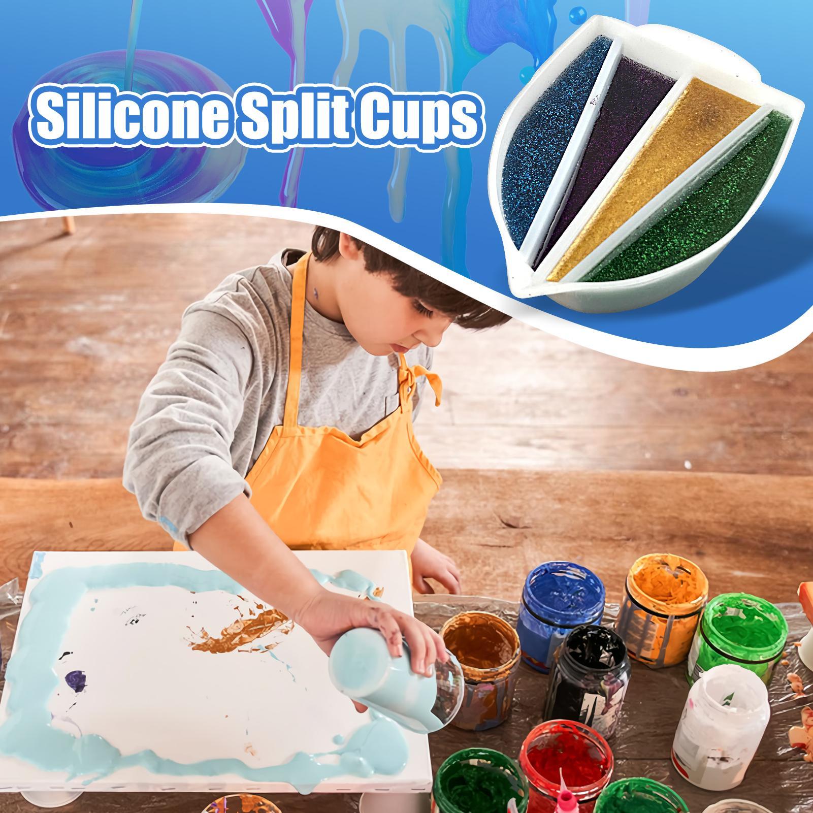 Split Cups For Paint Pouring S - đánh giá và giá Resin Art Pouring