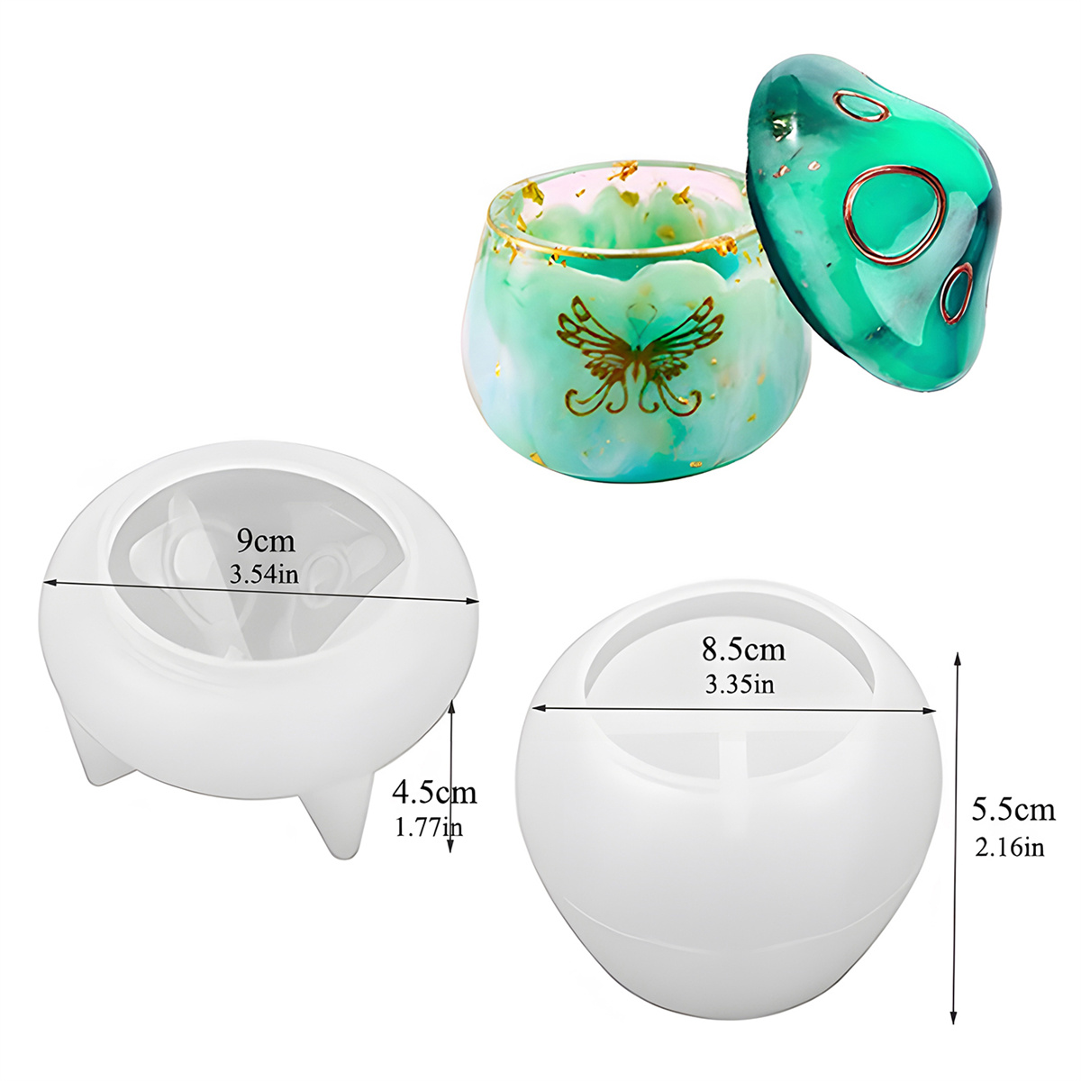 Mushroom House Jewelry Storage - đánh giá và giá Coaster Mold Square