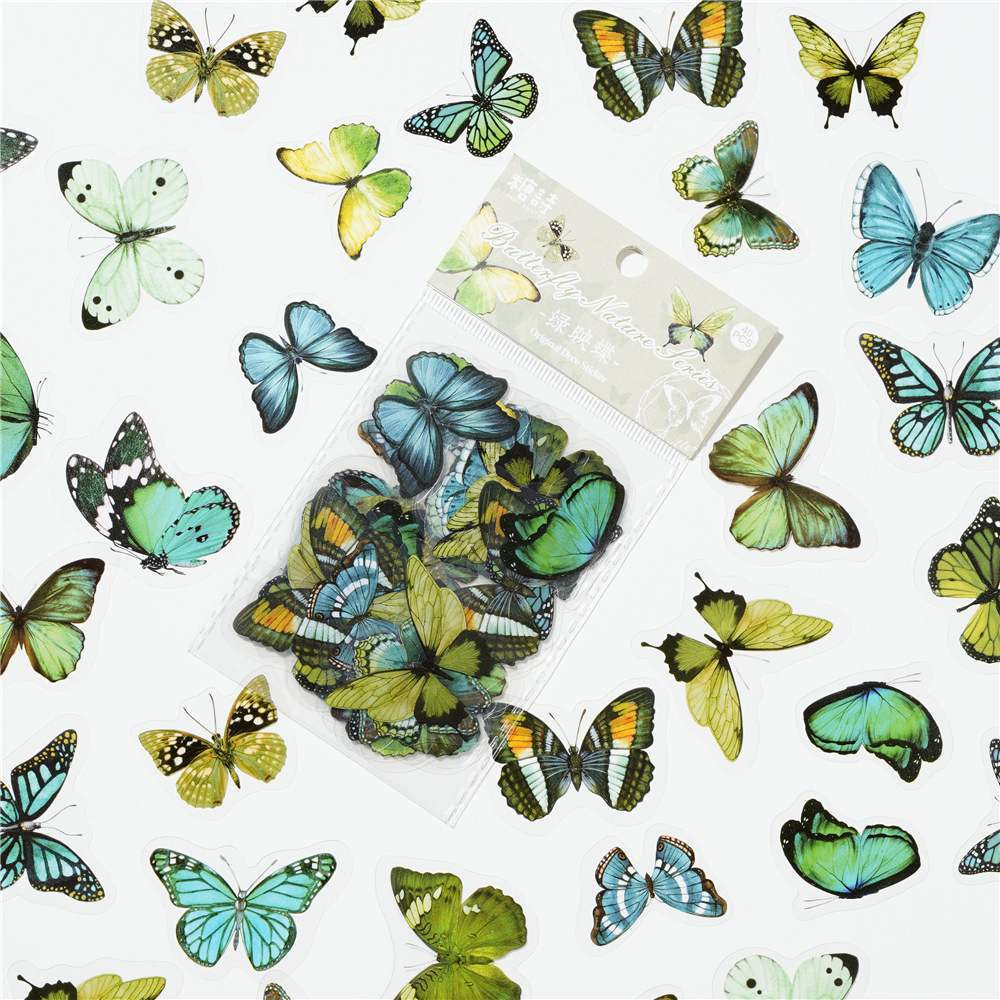 40pcs Colorful Butterfly Wings - đánh giá và giá Resin Art Sticker