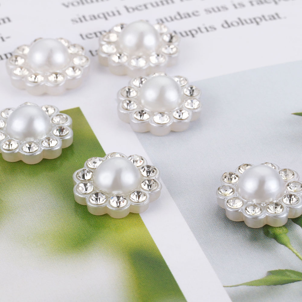 50pcs White Flat Imitation Pea - đánh giá và giá Resin Art Box