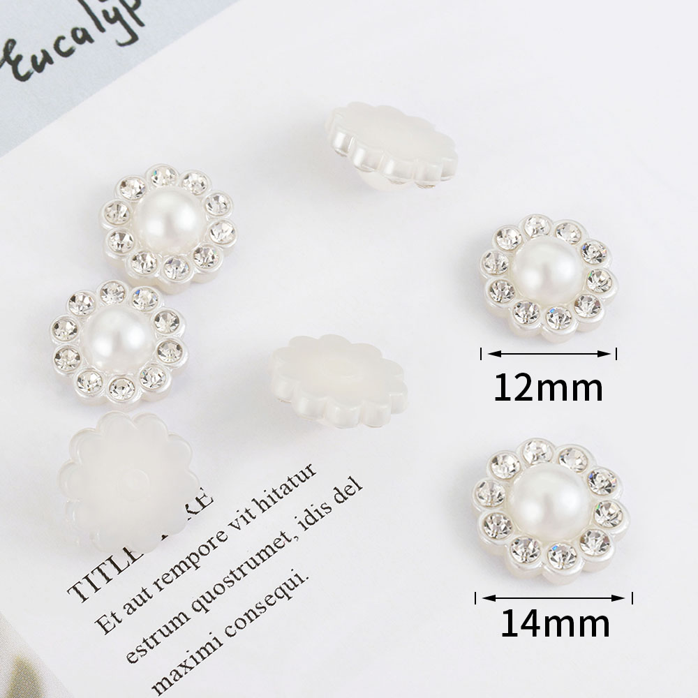 50pcs White Flat Imitation Pea - đánh giá và giá Resin Art Box
