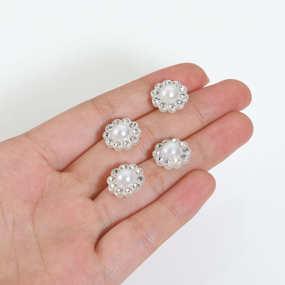 50pcs White Flat Imitation Pea - đánh giá và giá Resin Art Box