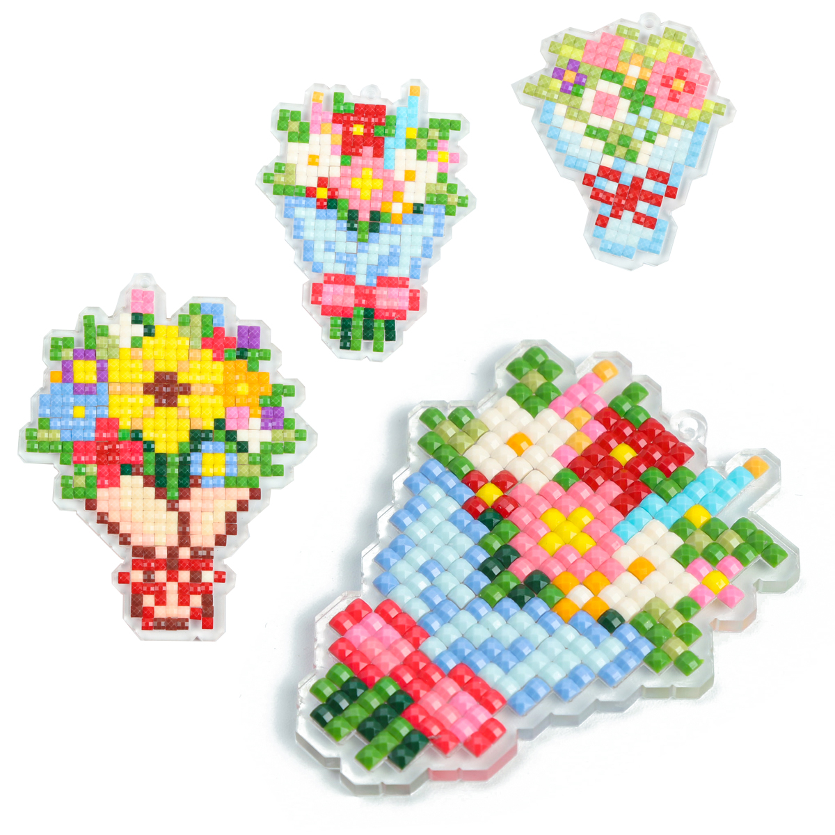 FOREVER YOUNG 3PCS Bouquet Acr - đánh giá và giá Resin Art Diy