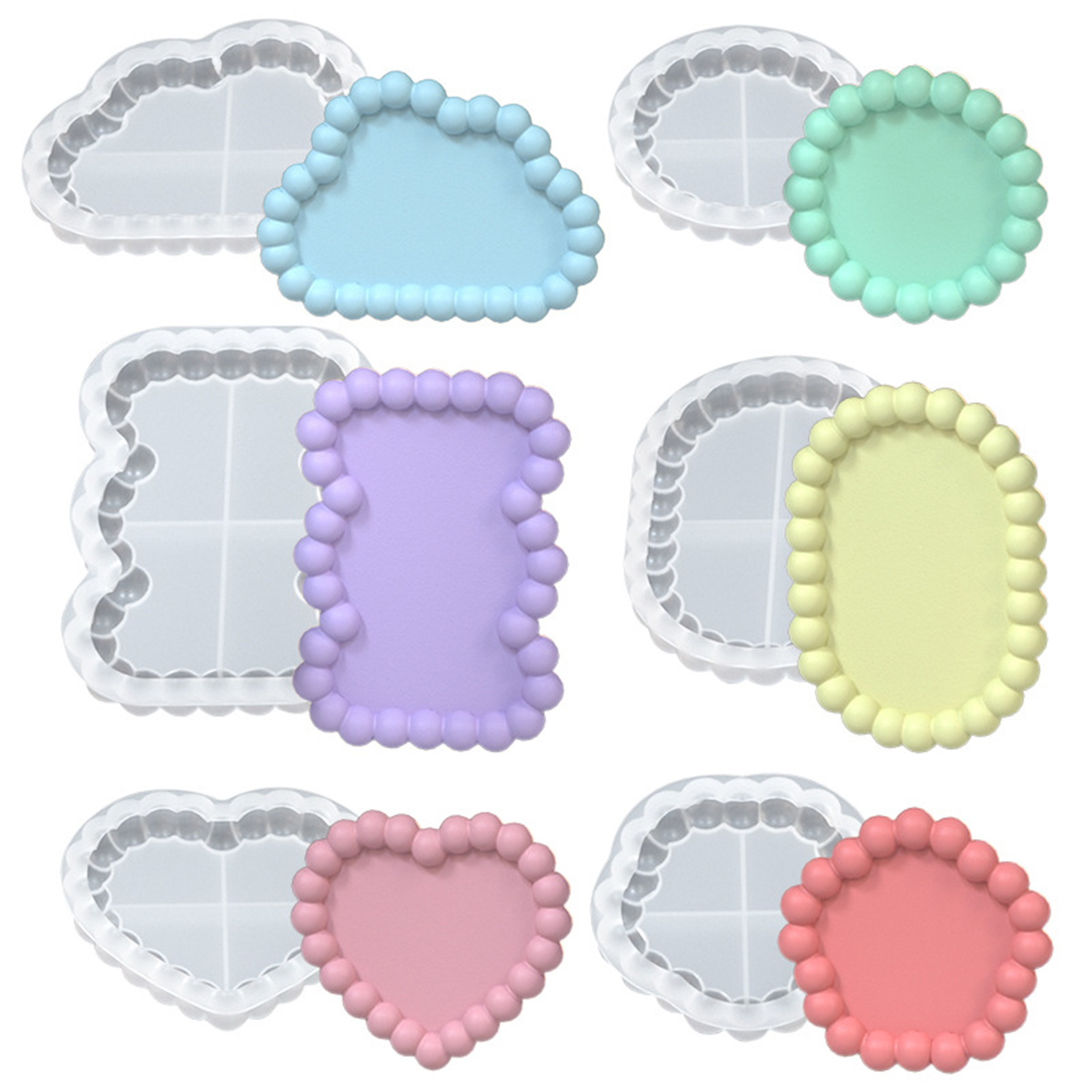 Bubble Tray Silicone Mold DIY  - đánh giá và giá Resin Art Tray
