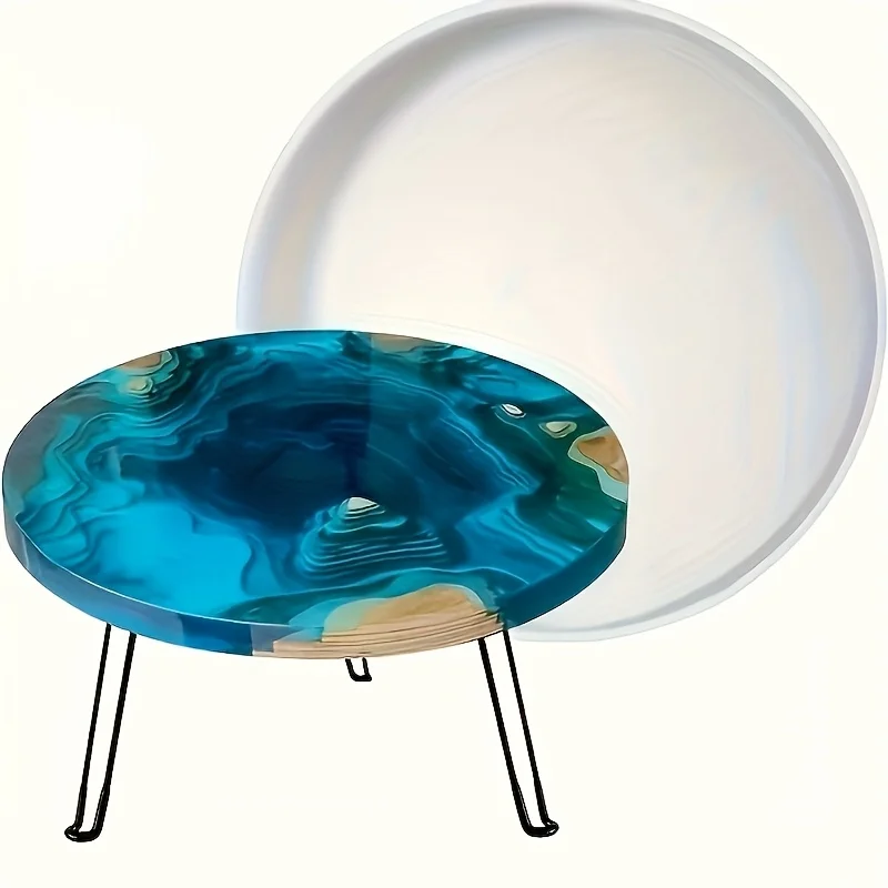 DIY Resin Round Table Silicone - đánh giá và giá Resin Art Tray