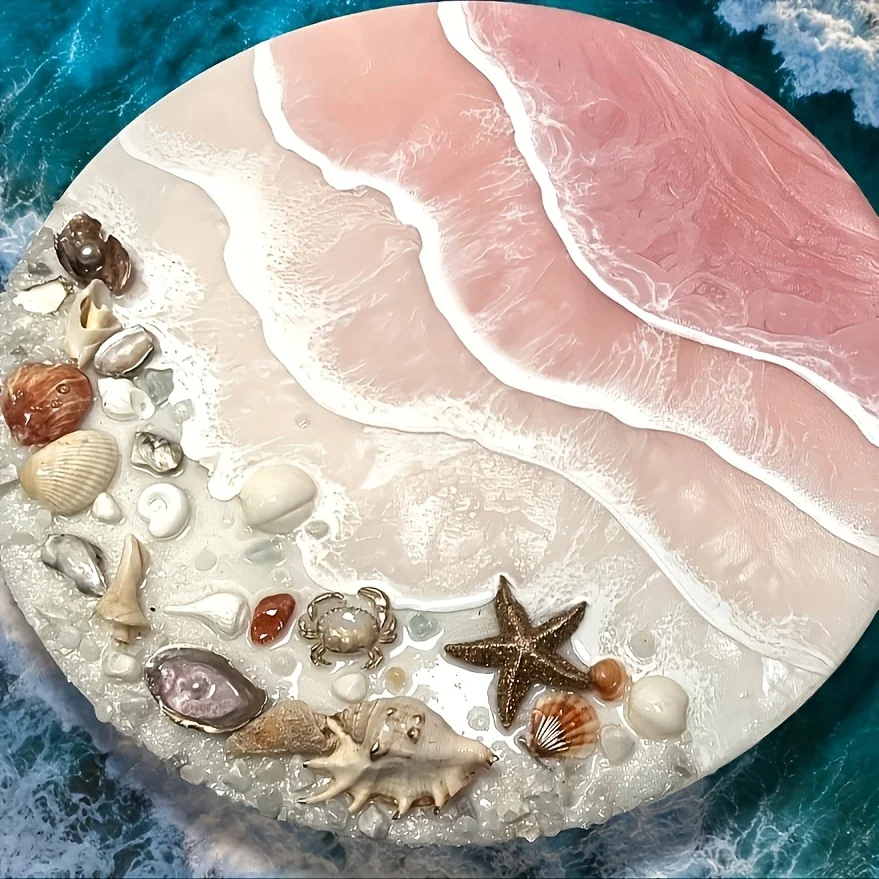 DIY Resin Round Table Silicone - đánh giá và giá Resin Art Tray