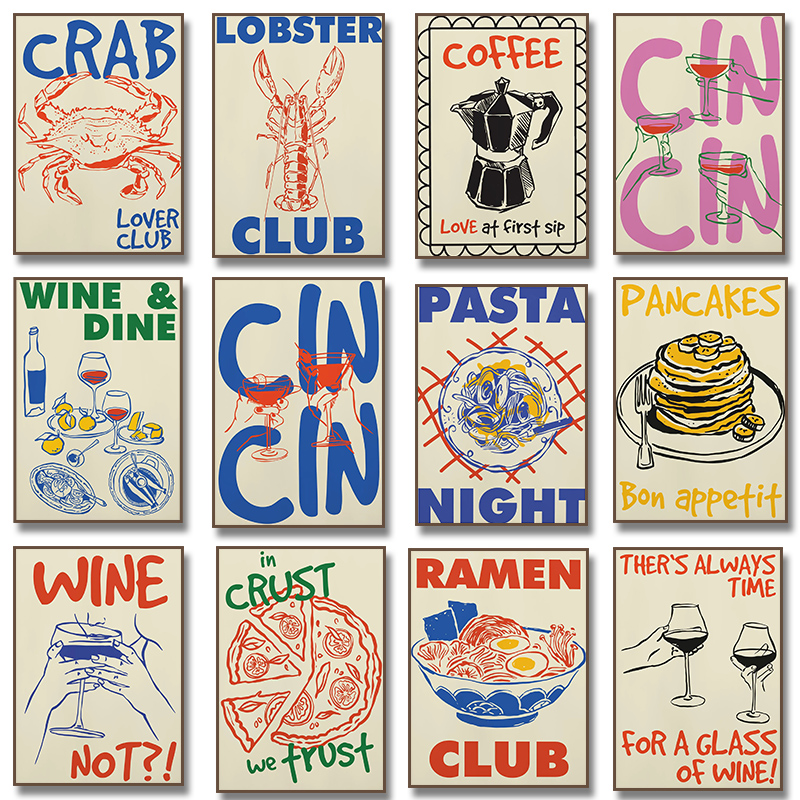 Trendy Coffee Cheers Print Pos - đánh giá và giá Resin Art Kitchen